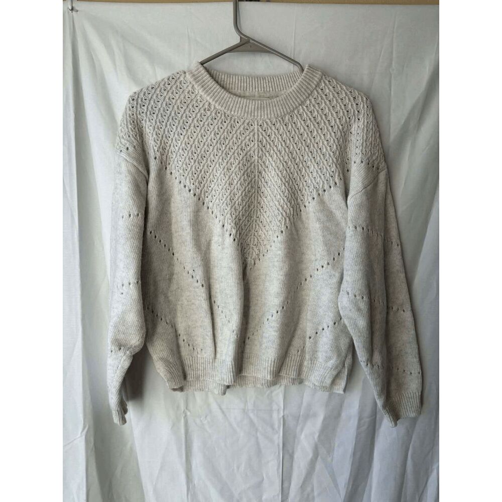 Marine Layer Olivia Crewneck Sweater Womens Size Large